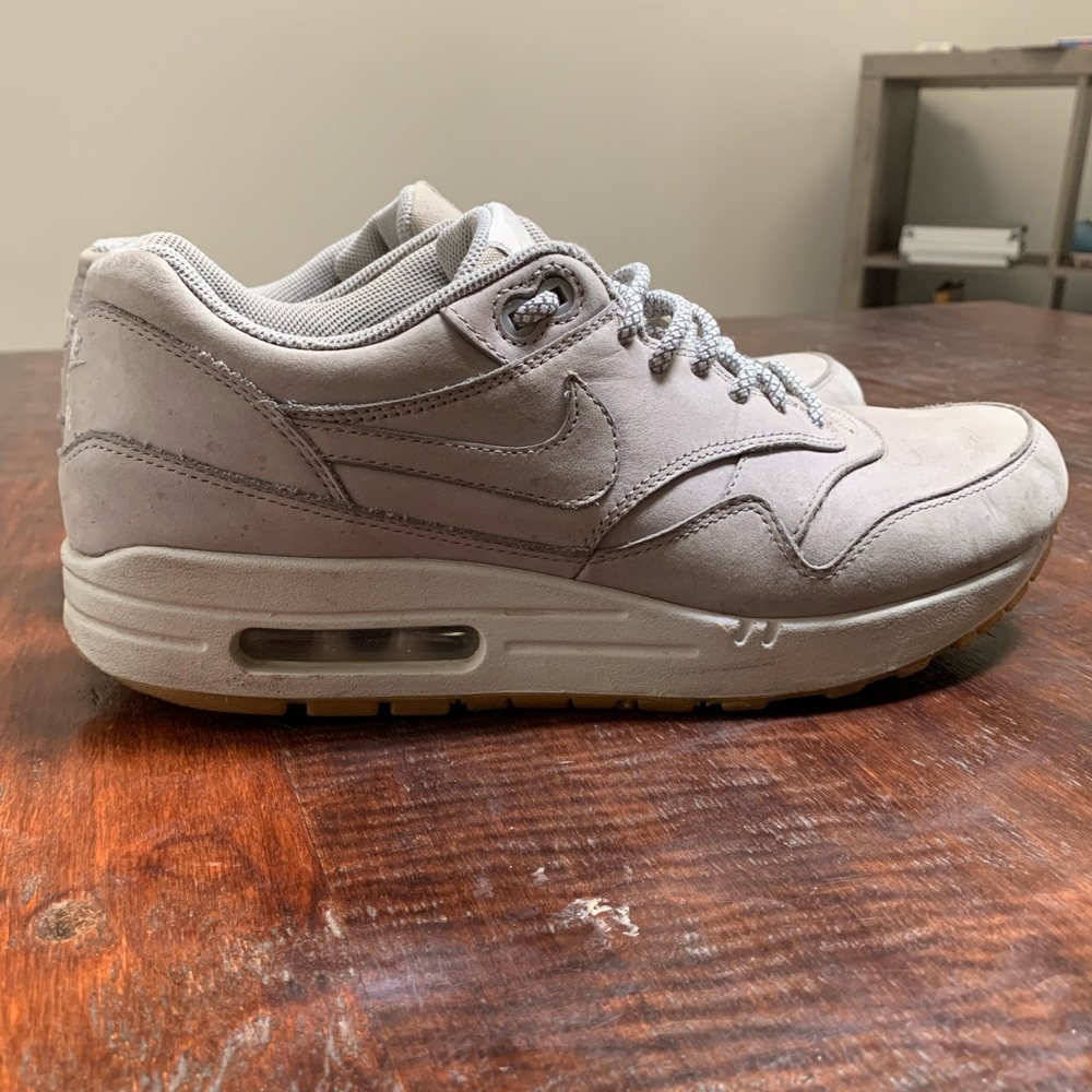 Nike Air Max One Premium Medium Grey Mens 9.5